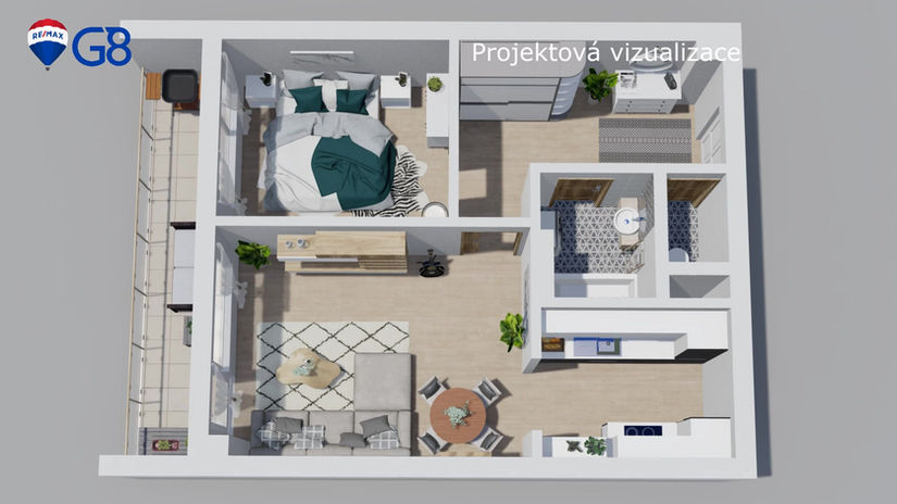 Malý byt 2+1 k rekonstrukci